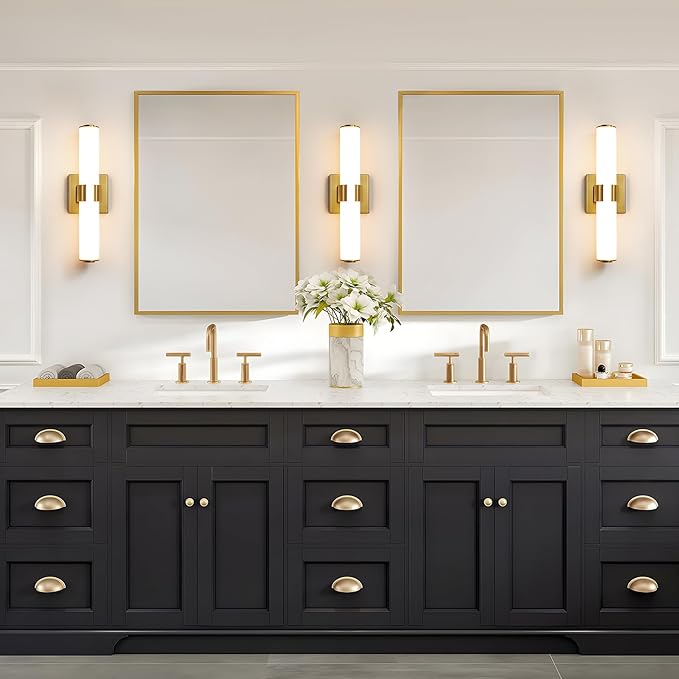 Gold Bathroom Light Fixtures - Image 2