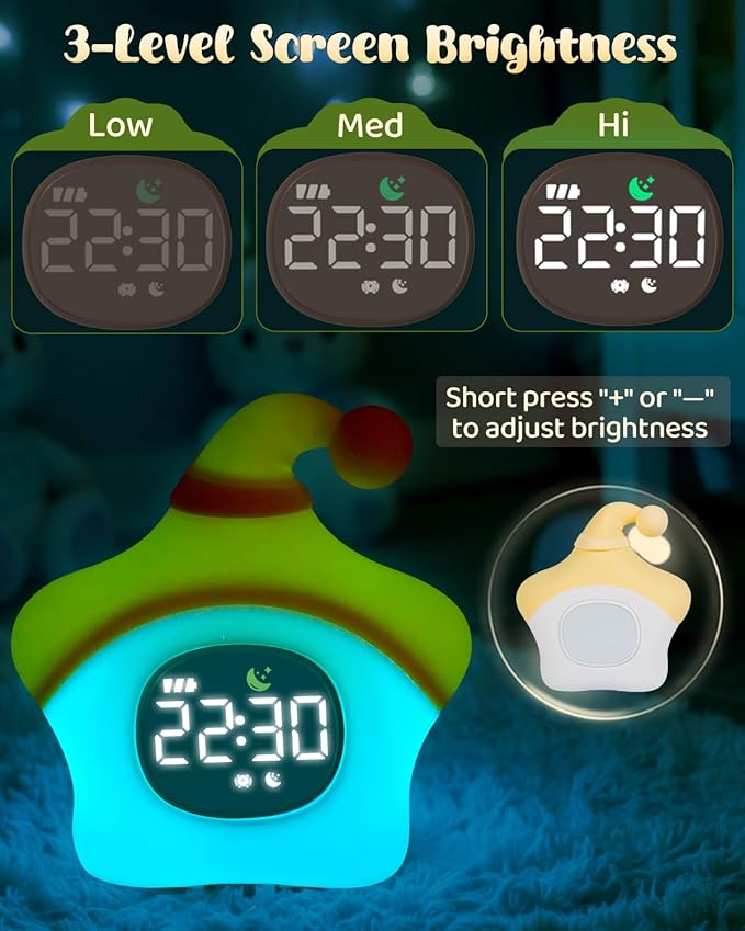 Star Alarm Clock with Night Light - Image 6