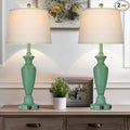 30" Tall Metal Table Lamps Set of 2, Touch Control Bedside Lamps by Cinyirong