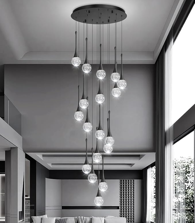 18 Light Modern Glam Crystal Chandelier - Image 5