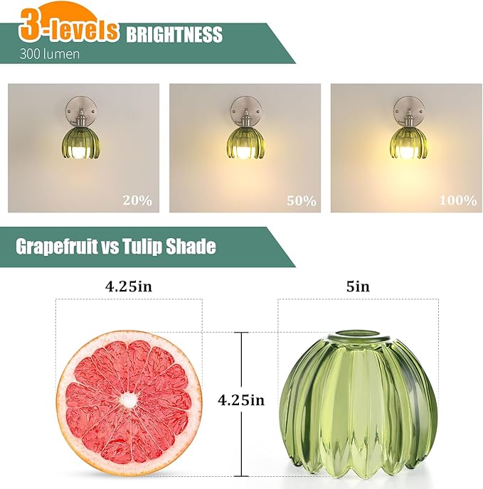 Battery Operated Wall Sconce - Image 4