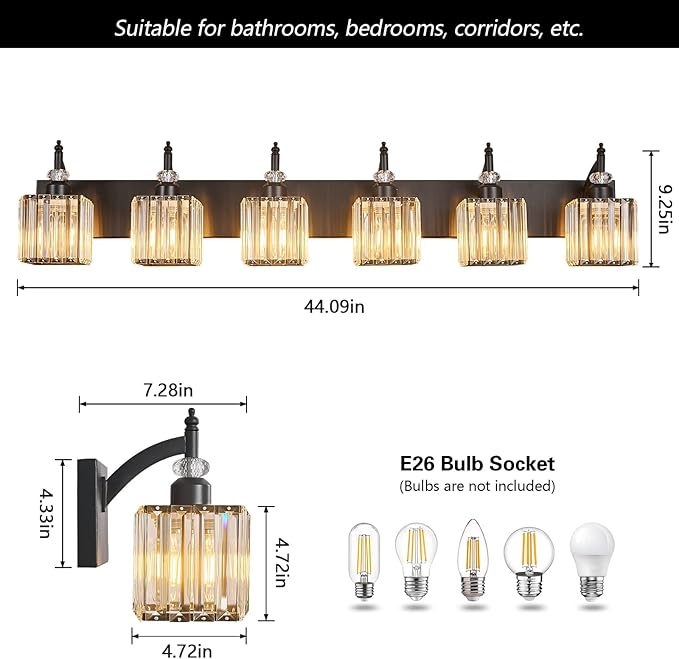 Crystal Vanity Lights - Image 4