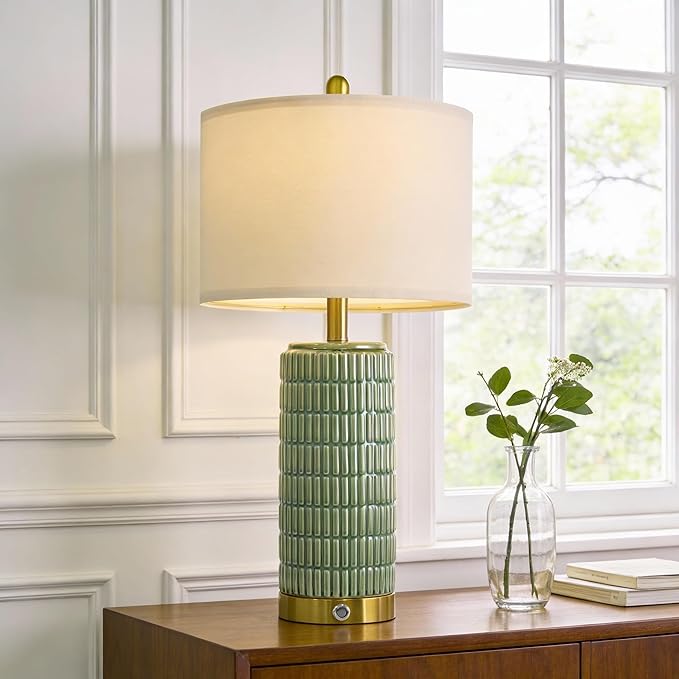 PoKat 25'' Bedside Table Lamps Set of 2 - Image 6