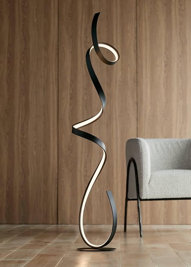 Possini Euro Design Avante Modern 56 1/2" Tall Standing Floor Lamp Ribbon LED by PossiniEuroDesignbyLampsPlus