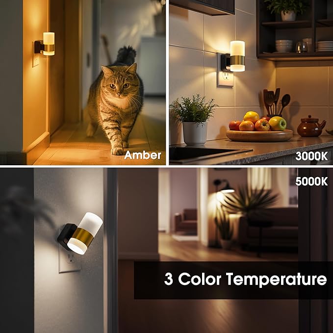 L LOHAS LED Night Lights Plug into Wall, Acrylic Plug in Night Light - Image 6