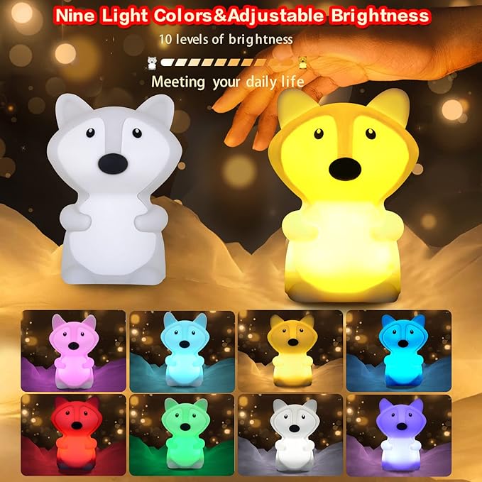 WHA&DARREN Large Fox Night Light - Image 2