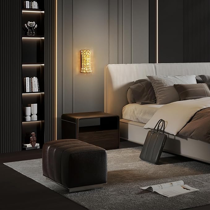 Crystal Wall Sconces, Modern Wall Light Fixtures - Image 3