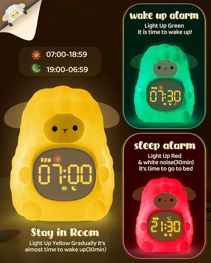 Sheep Alarm Clock for Kids - Image 3