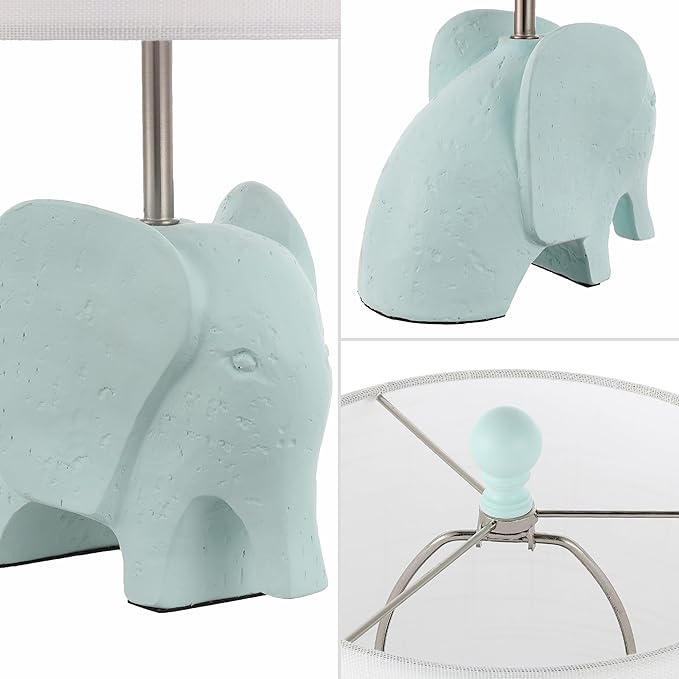 JONATHAN Y JYL1143B 17.5" Bohemian Elephant Table Lamp - Image 4