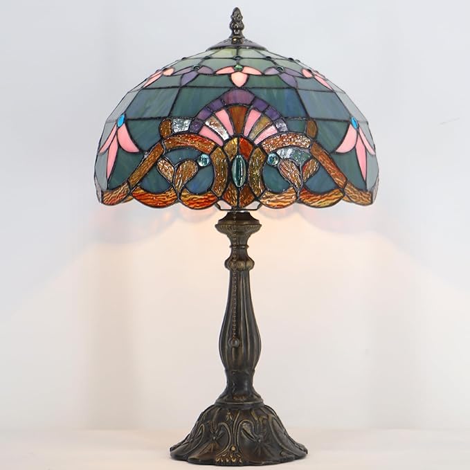 Tiffany Style Lamp Stained Glass Table Lamp Memory Sympathy Desk Reading Light - Image 7