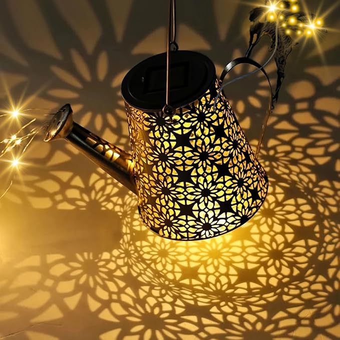 Solar Watering Can Light, Solar Outdoor Decorative, Garden Decor Lights - Image 4