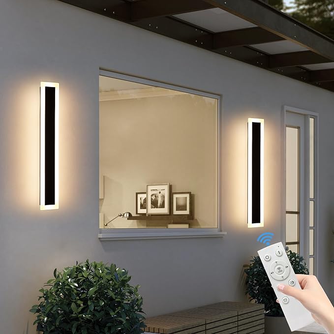 Upgrade Widened 2 Pack Long Modern Outdoor Wall Light, 31.4inch Dimmable - Image 8