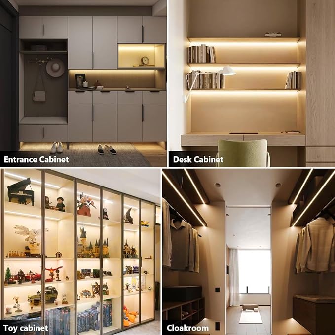 Cabinet Light COB LED Strip Lights 6-in-1 Dimmable Touch Control - Image 8