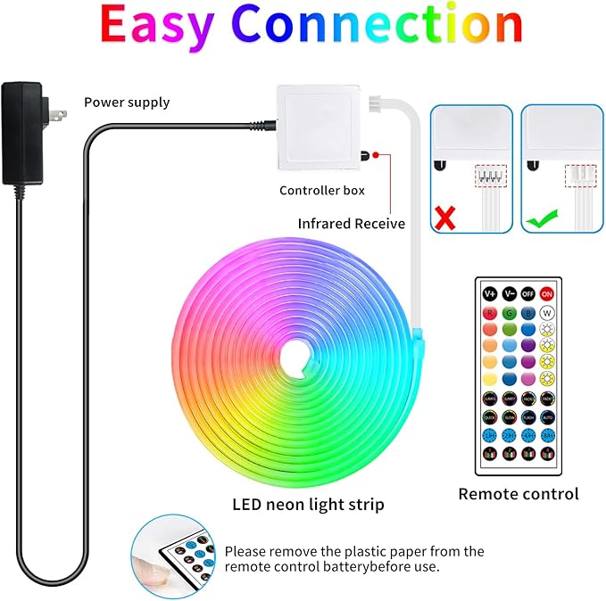 32.8FT Led Neon Rope Lights Control - Image 7