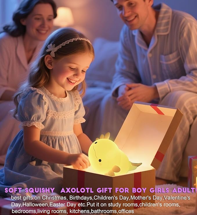 DREAMING MY DREAM Axolotl Night Light - Image 6