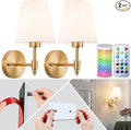 Peel and Stick Wall Sconces Battery Operated: Wireless Adhesive Wall Lights by SlywiseLLC