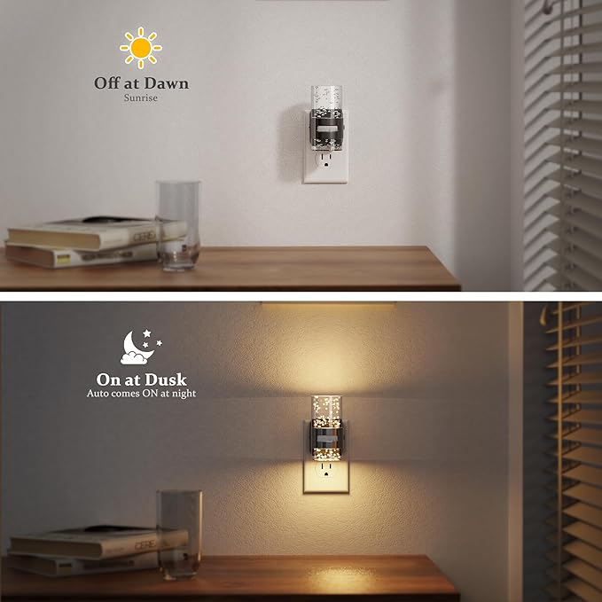 JandCase Motion Sensor Night Light, Night Lights Plug Into Wall, 2 Pack 3000k - Image 5