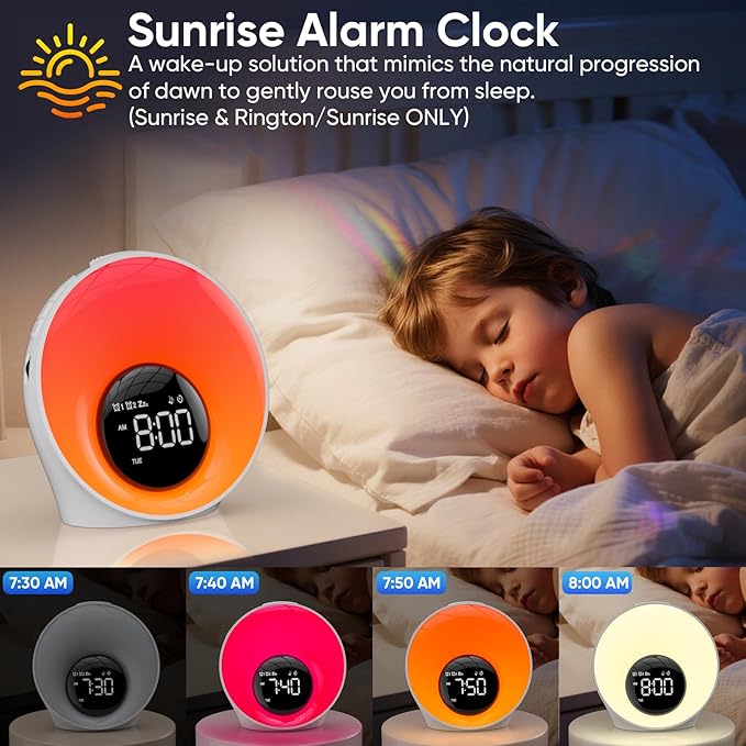 Wake Up Light Sunrise Alarm Clock - Image 2