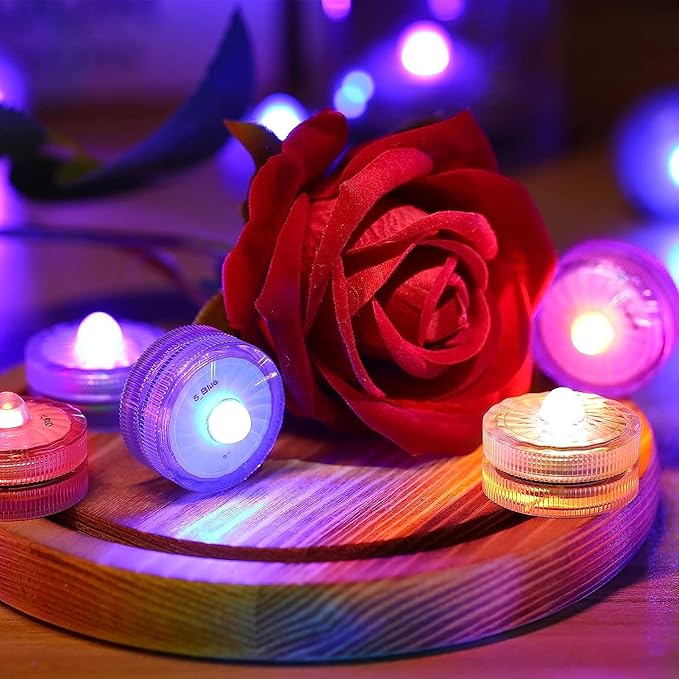 HL Submersible LED Lights, RGB Small LED Light, 100 Hours Waterproof Flameless - Image 3