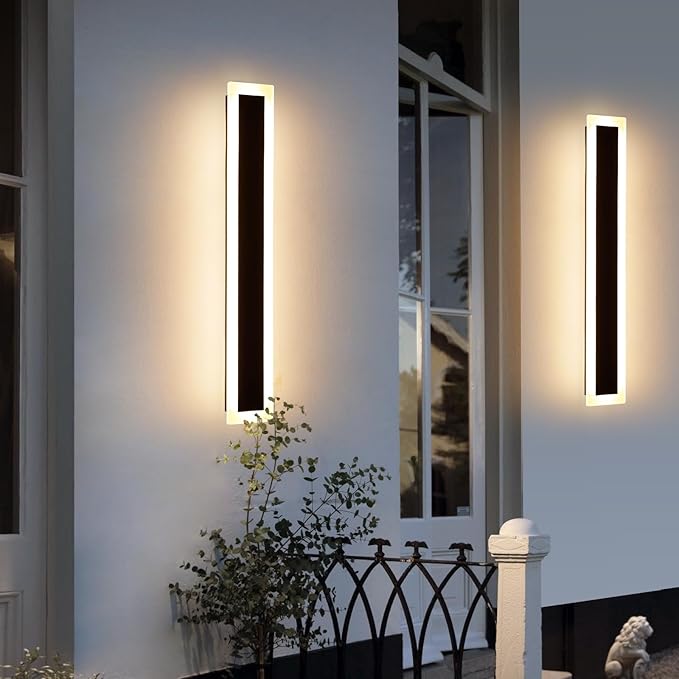 Upgrade Widened 2 Pack Long LED Wall Light, 31.4inch Modern Wall Sconce - Image 6