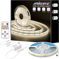 MIWISE COB LED Strip, 4000K Natural White 20ft/6.1m, Dimmable Super Bright 24V by MIWISE