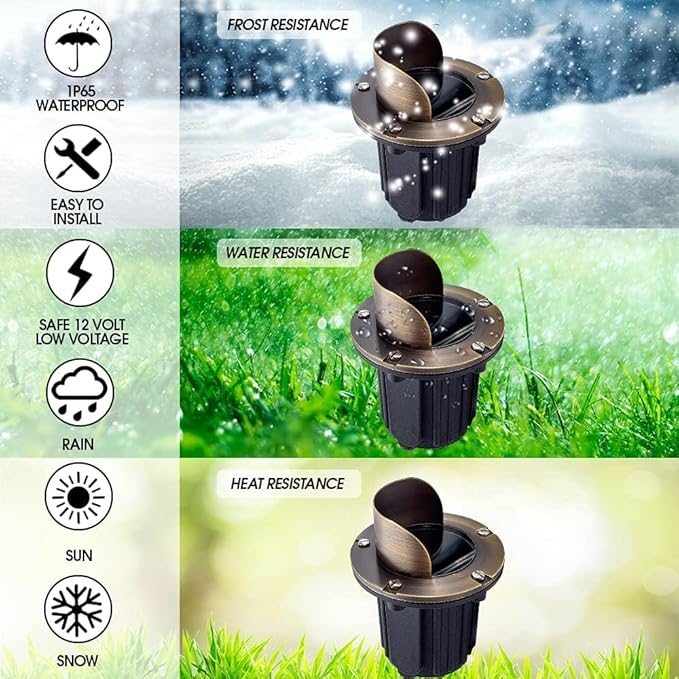 LED Low Voltage Landscape Lighting Well Lights 174 - Image 3