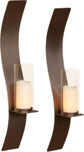 Sinuous Wall Sconce Pair Rich Bronze by TouchofClass