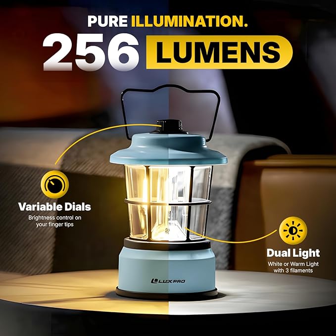 LUXPRO Retro LED Lantern - Image 8