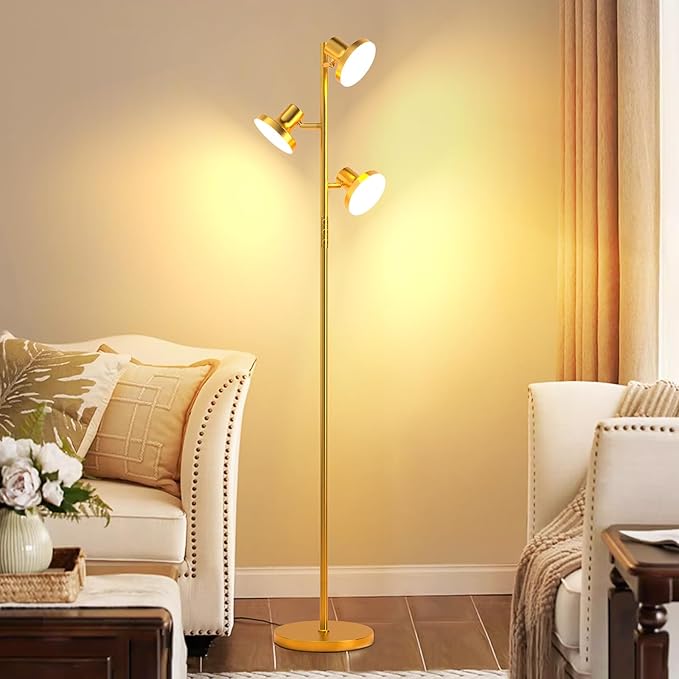 36W LED Tree Floor Lamp, Modern Dimmable Standing Lamp - Image 8