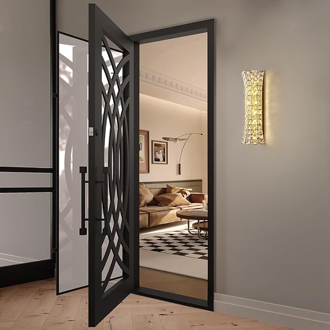 Crystal Wall Sconces, Modern Wall Light Fixtures, Luxury Indoor Gold Wall Lamp - Image 3