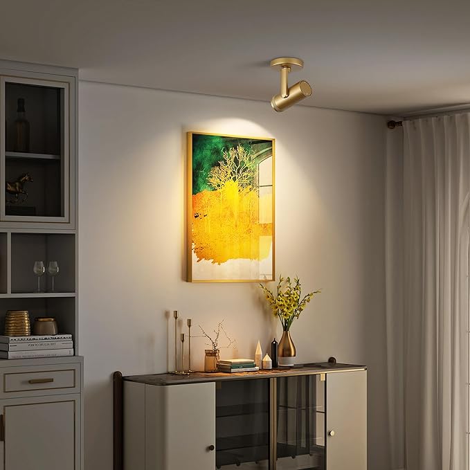 12W LED Gold Dimmable Zoomable Ceiling Spotlight Indoor – Adjustable Surface - Image 8