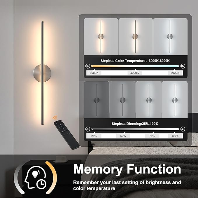 Removable Battery Operated Wall Sconces - Image 7