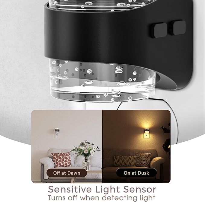 Briignite LED Night Light Plug into Wall, Dimmable Night Light - Image 3