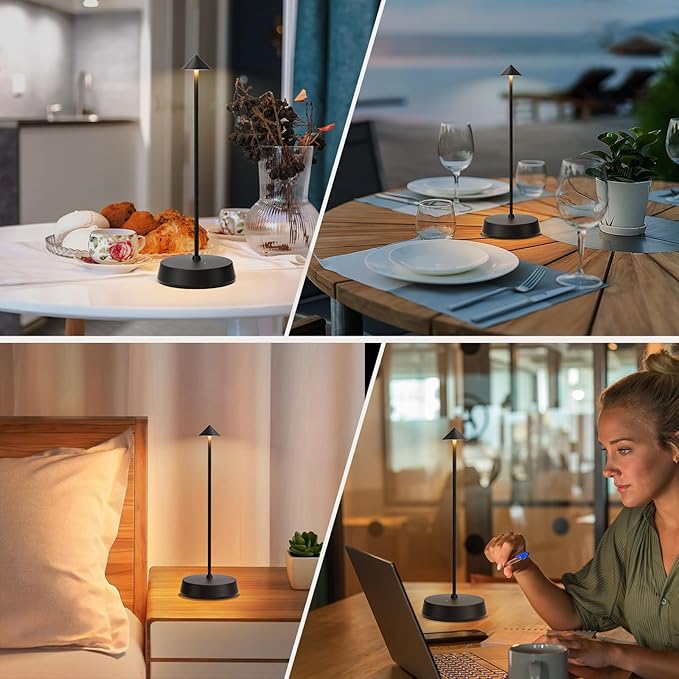 Cordless Table Lamps Rechargeable, 6000mAh LED Battery Operated Desk Lamp - Image 5