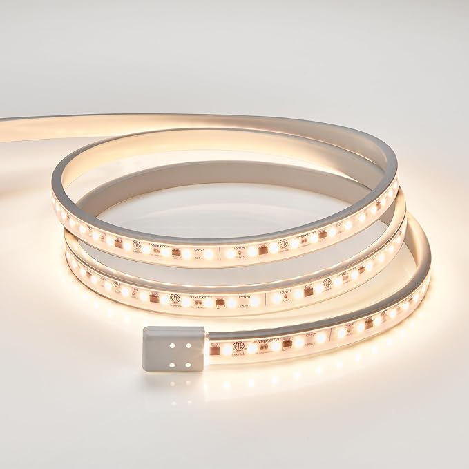 Maxxima 48 in. Hardwired LED Under Cabinet Strip Light, 1840 Lumens, 3000K Warm - Image 2