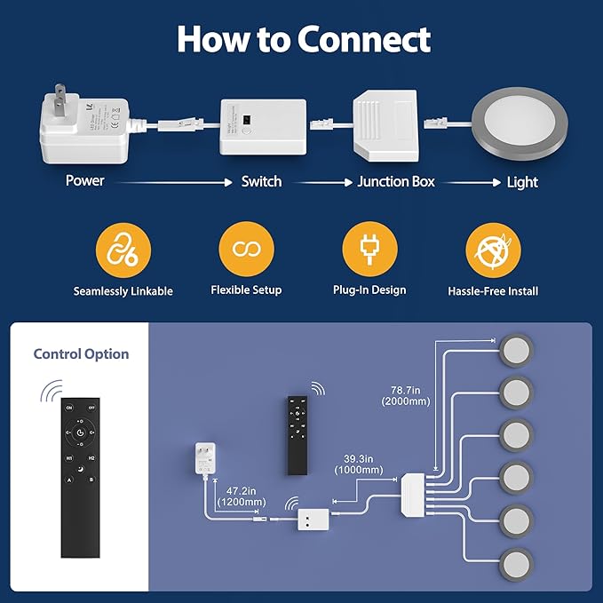 V4light Smart Plug-in Light Pucks, Under Counter Lighting - Image 8