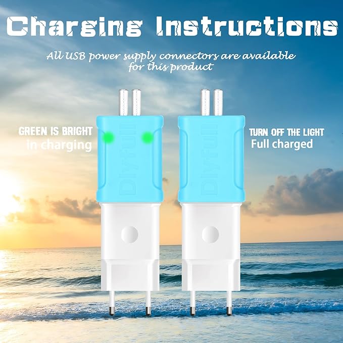 6 Pcs Fishing Glow Sticks LED Fishing Pole Light Night Fish Alert Glow Stick - Image 4