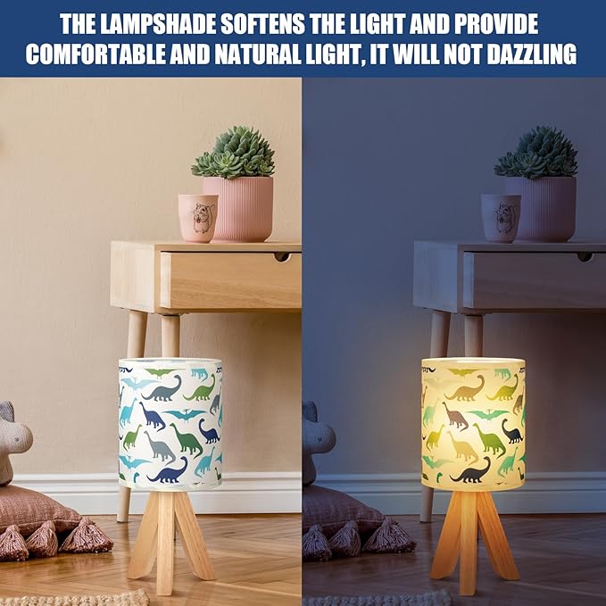VIHOSE Dinosaur Kids Table Lamp - Image 2