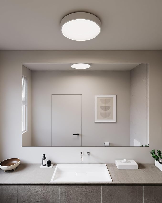 Sonneman Modern Lighting 2747.32 Pi Round LED Dimmable Surface Mount Ceiling - Image 4