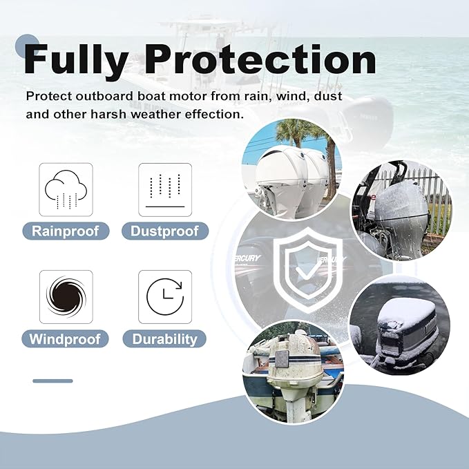Explore Land Outboard Motor Cover - Image 8