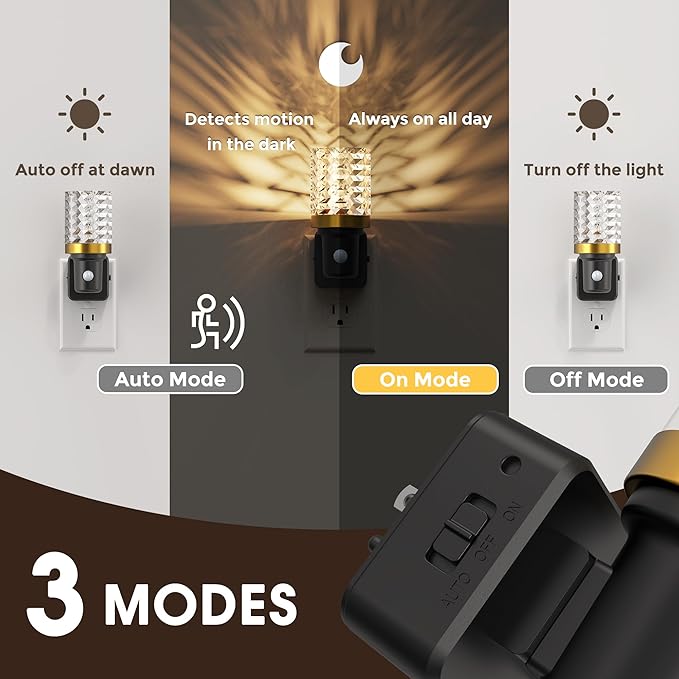 L LOHAS LED Motion Sensor Night Light, Motion Activated Night Lights Plug into - Image 2