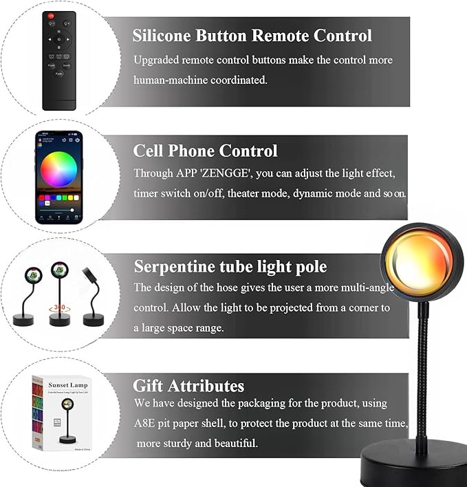 Sunset Lamp Projector Led Lights - Image 6