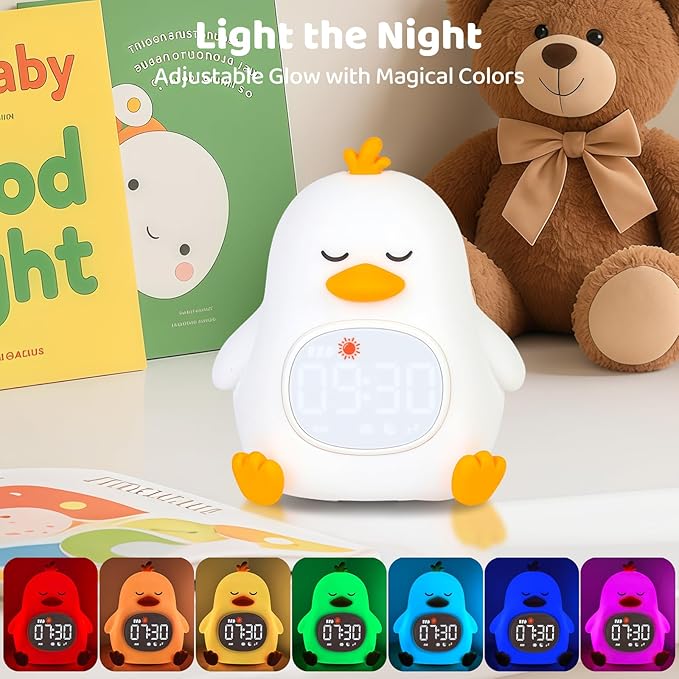 Sleepy Duck Alarm Clock with Night Light - Image 5