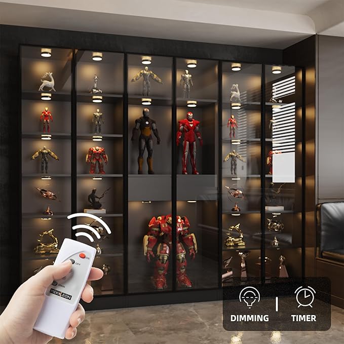 Puck Lights with Remote Control, Under Cabinet Lighting with Magnetic and - Image 6
