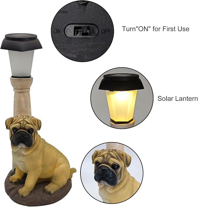 BAYN Solar Dog Garden Statues - Image 4