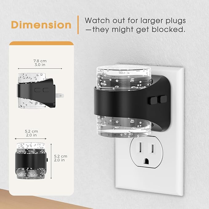 Briignite LED Night Light Plug into Wall, Dimmable Night Light - Image 6
