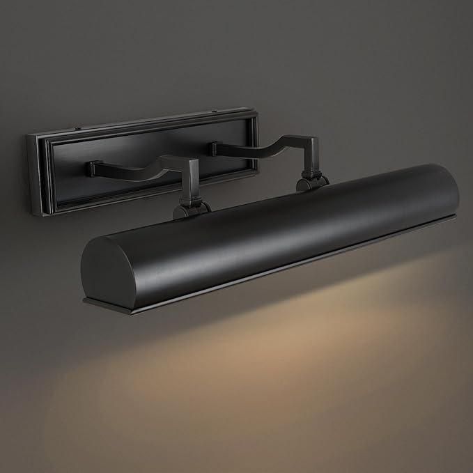 Picture Light for Wall 18" Black Picture Lights Hardwired 3-Light Bronze by Joyunleo