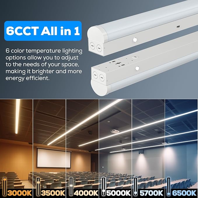 4FT LED Linear Strip Light, Super Bright LED Shop Lights 30W 40W 50W 60W 70W - Image 2