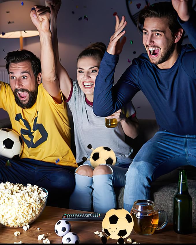 YISUN Soccer Night Light for Boys Light Up Football Lamp Dimmable Rechargeable - Image 7