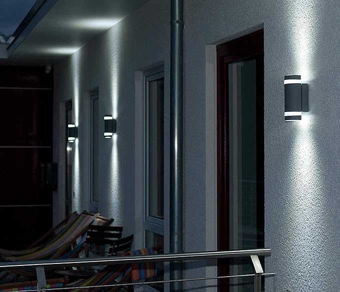 Porch Lights Outdoor Dusk to Dawn, Aluminum Outdoor Wall Light Fixture 6000K - Image 9